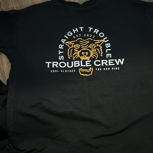 3 boy black top. Little trouble and lrt brand 2t and 18-24 months - Picture 2 of 4